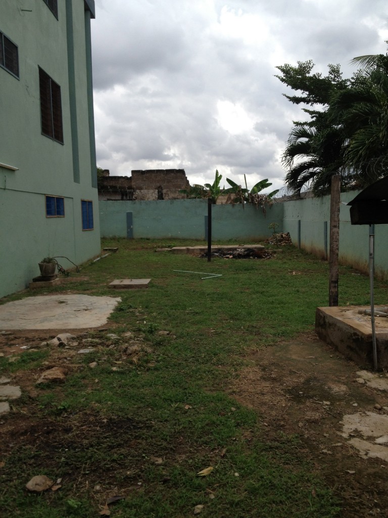 Back of the house from chicken coops